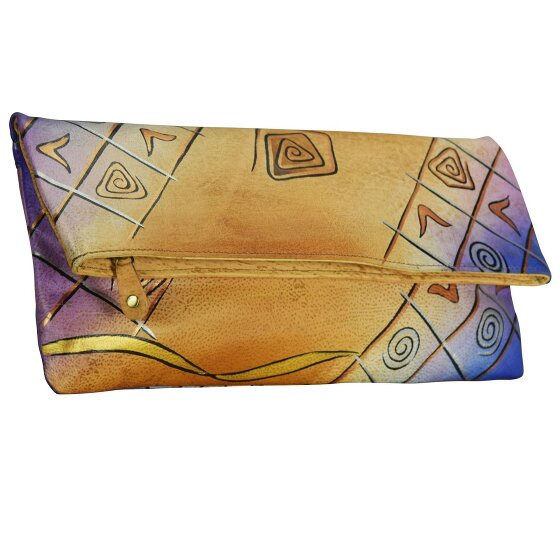 Greenland Nature Art+Craft Clutch Tasche I Leder 30 cm