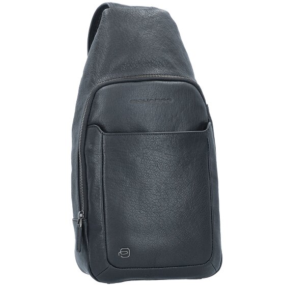 Piquadro Black Square Umhängetasche Leder 20 cm