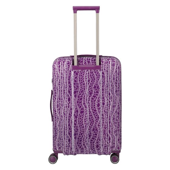 Travelite Lascana Edition 4 Rollen Trolley M 65 cm mit Dehnfalte