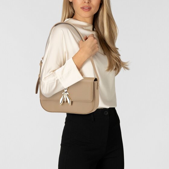 Patrizia Pepe Essential Fly Schultertasche Leder 22 cm