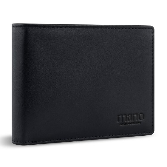 mano Don Andrea Geldbörse RFID Schutz Leder 12 cm