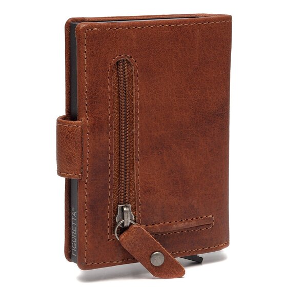 The Chesterfield Brand Prague Kreditkartenetui RFID Schutz Leder 7 cm