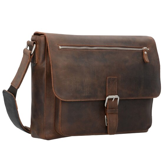 Leonhard Heyden Salisbury Umhängetasche Leder 34 cm Laptopfach