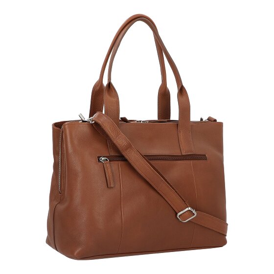 Burkely Soft Skylar Schultertasche Leder 36 cm Laptopfach