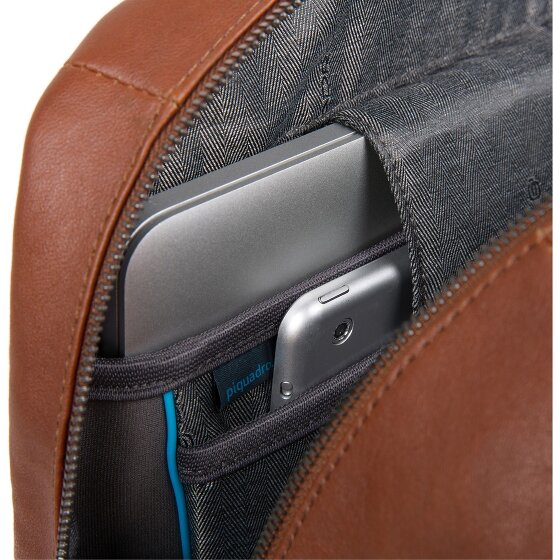 Piquadro Black Square Rucksäcke Leder 44 cm Laptopfach
