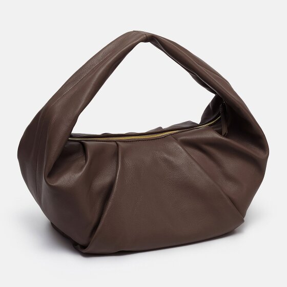 LES VISIONNAIRES Greta Essential Schultertasche Leder 43 cm