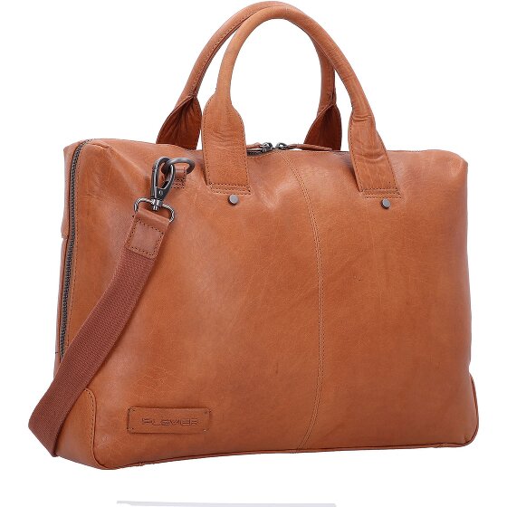 Plevier Rock Basalt Aktentasche Leder 41 cm Laptopfach