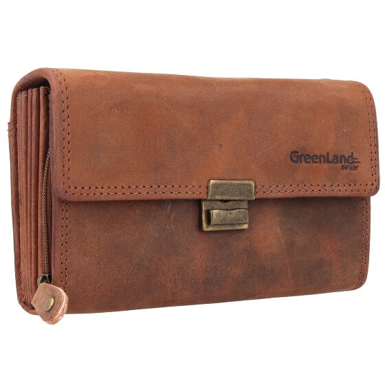 Greenland Nature Montenegro Kellnerbörse Geldbörse RFID Leder 16,5 cm