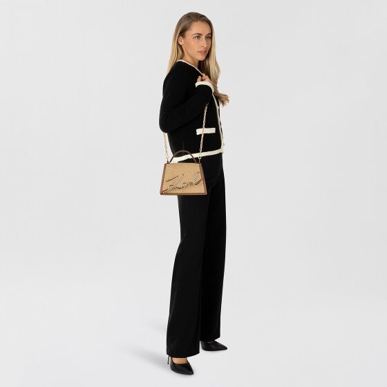 Karl Lagerfeld Signature 2.0 Handtasche Leder 18 cm