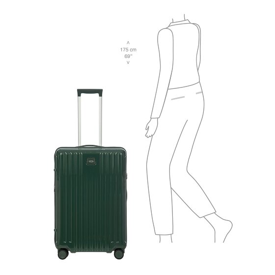 Bric's Positano 4 Rollen Trolley 69 cm