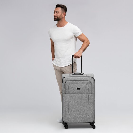 Redolz Essentials 12 LARGE 4 Rollen Trolley 79 cm mit Dehnfalte