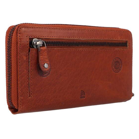 Greenburry House of Norway Geldbörse RFID Schutz Leder 19 cm