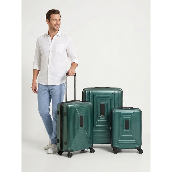 Redolz Essentials 14 4 Rollen Kofferset 3-teilig mit Dehnfalte