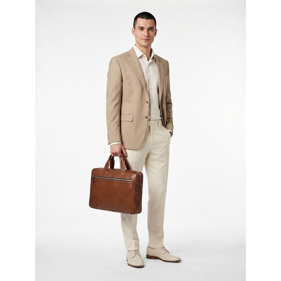 Plevier Jimmy Aktentasche Leder 31 cm Laptopfach