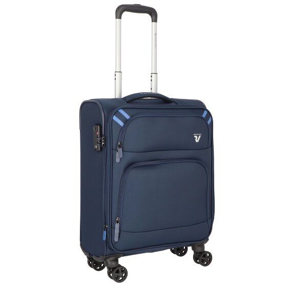 Roncato Twin 4 Rollen Kabinentrolley S 55 cm mit Dehnfalte