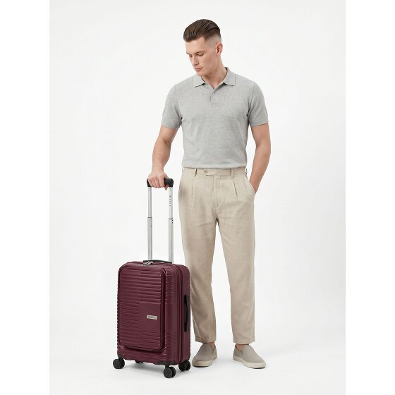 Redolz Essentials 17 2.0 4 Rollen Kabinentrolley 55 cm Laptopfach mit Dehnfalte