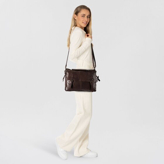 Harbour 2nd Ashton Messenger Leder 25 cm Laptopfach Harbour 2nd Ashton Messenger Leder 25 cm Laptopfach