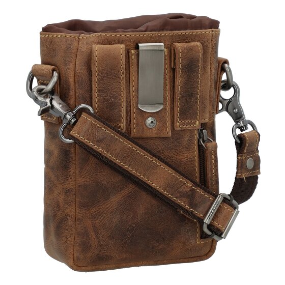 Greenburry Vintage Mini Bag Umhängetasche Leder 13 cm