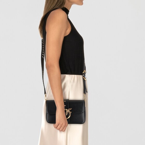 PINKO Love One Umhängetasche Leder 22 cm