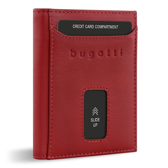 bugatti Secure Slim Geldbörse RFID Schutz Leder 8 cm