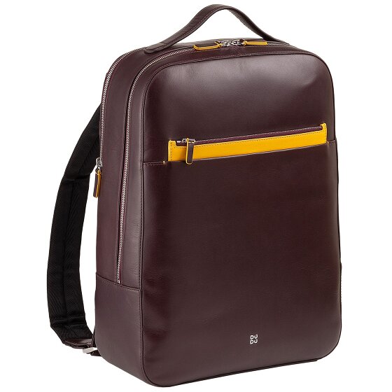 DuDu Rucksack Leder 40,5 cm Laptopfach