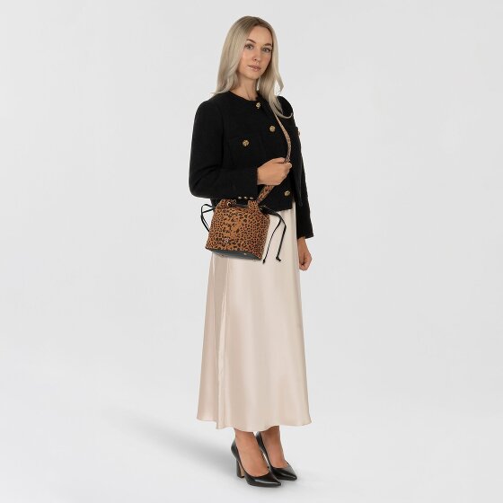 PINKO Secchiello Beuteltasche Leder 20 cm