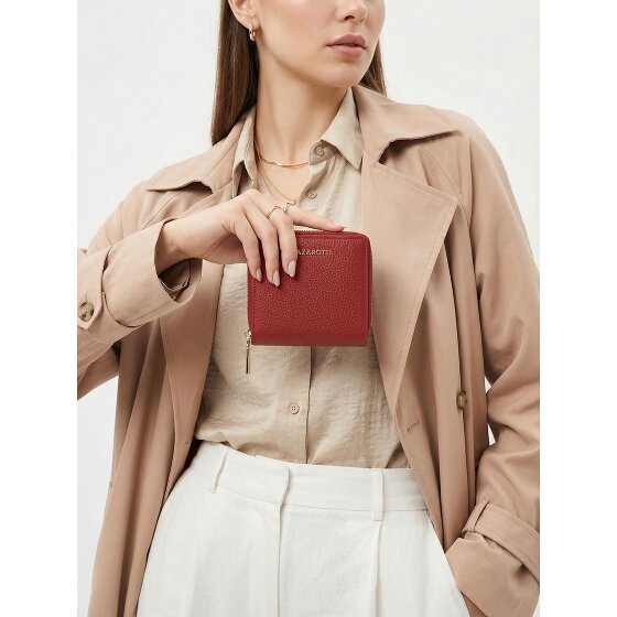 Lazarotti Bologna Leather Medium Zip-Around Geldbörse Leder 10 cm