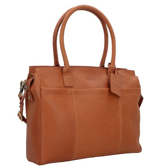 Burkely Vintage Doris Schultertasche Leder 39 cm Laptopfach