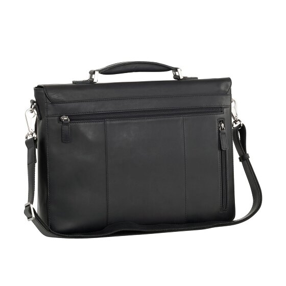 Leonhard Heyden Ottawa Messenger RFID Leder 38 cm Laptopfach