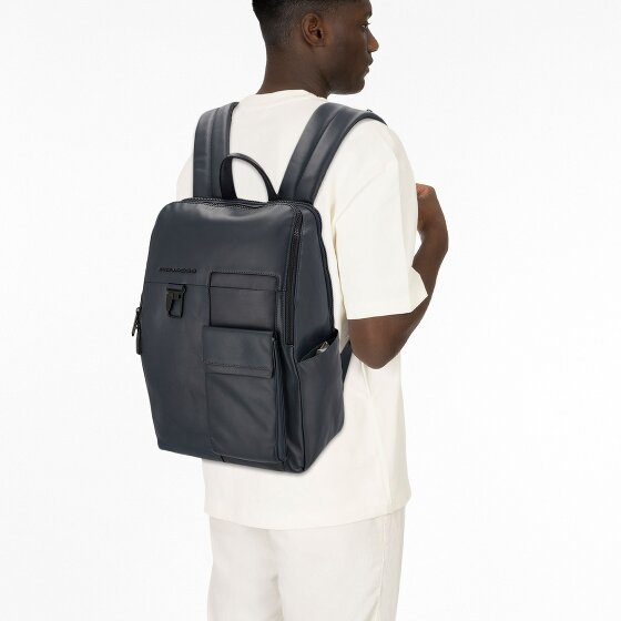 Piquadro Zaino Daypack Leder 34 cm Laptopfach Piquadro Zaino Daypack Leder 34 cm Laptopfach