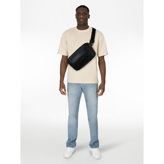 Piquadro Trakai Gürteltasche Leder 27 cm