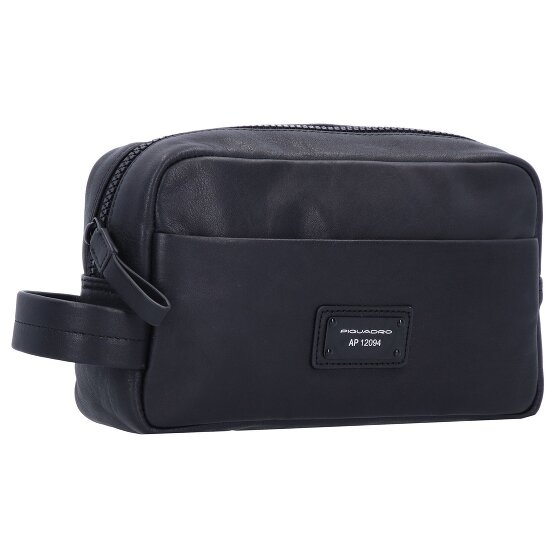 Piquadro Harper Kulturbeutel Leder 23 cm