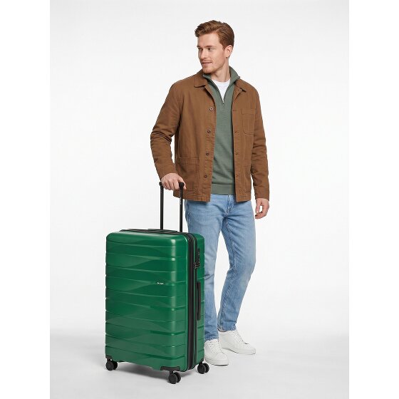 Bergpfeil Travel 4 Rollen Trolley L 75 cm mit Dehnfalte