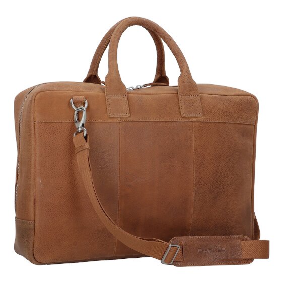 Plevier Urban Aktentasche Leder 43 cm Laptopfach