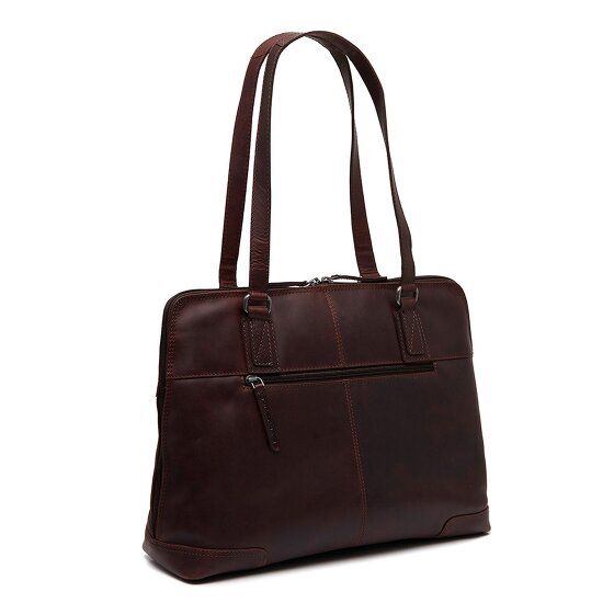 The Chesterfield Brand Branson Schultertasche Leder 37 cm Laptopfach