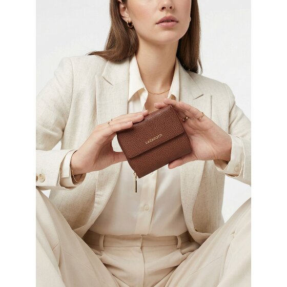 Lazarotti Bologna Leather Zip-Around Geldbörse Leder 12 cm