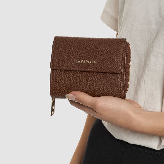 Lazarotti Bologna Leather Geldbörse Leder 12 cm
