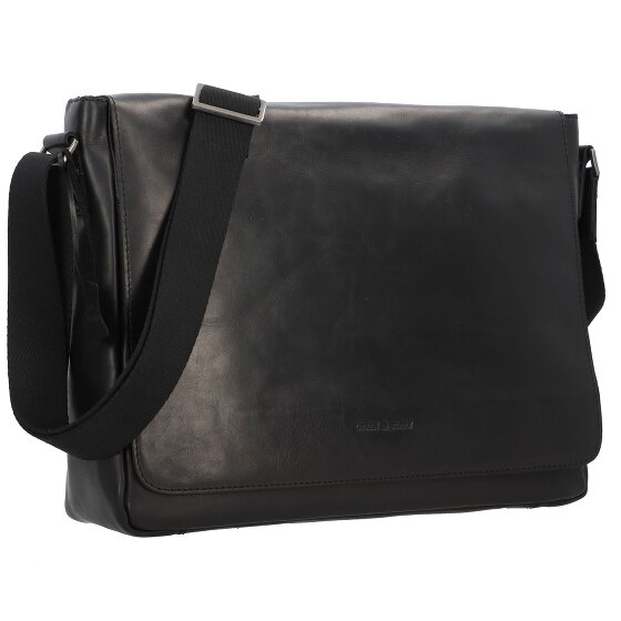 Greenburry Pure Black Messenger Leder 37 cm Greenburry Pure Black Messenger Leder 37 cm