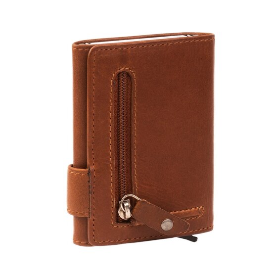 The Chesterfield Brand Wax Pull Up Kreditkartenetui RFID Schutz Leder 7 cm