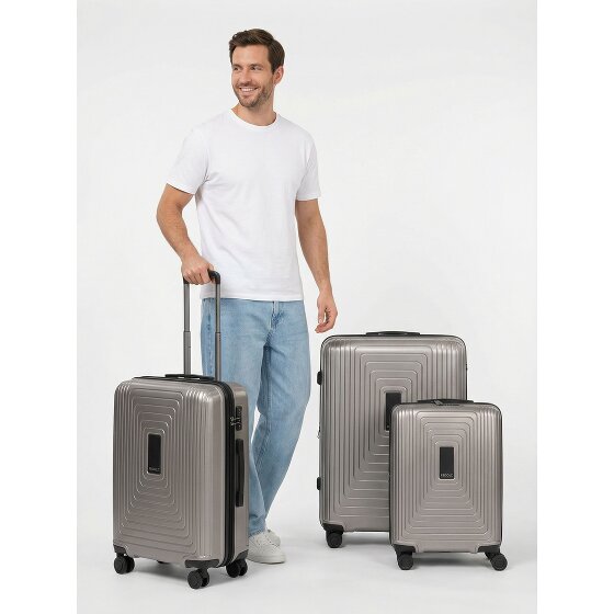Redolz Essentials 14 4 Rollen Kofferset 3-teilig mit Dehnfalte