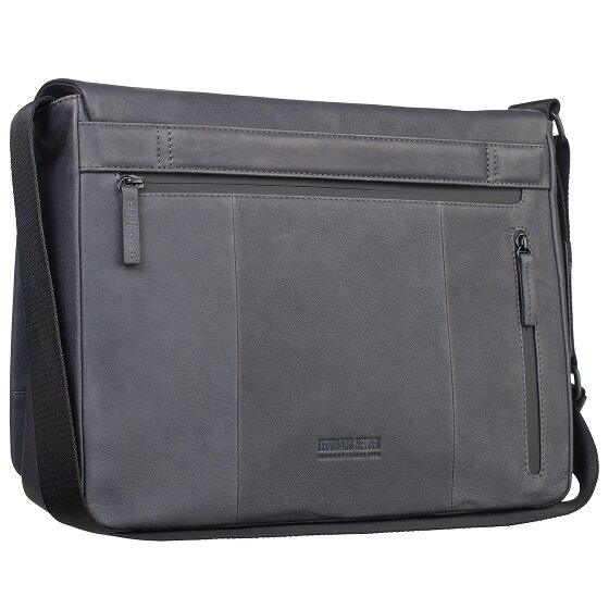 Leonhard Heyden Den Haag Messenger Leder 37 cm Laptopfach