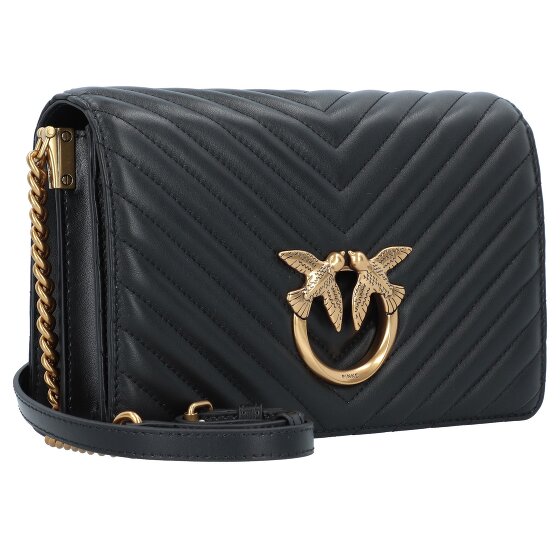 PINKO Love Click Umhängetasche Leder 25 cm