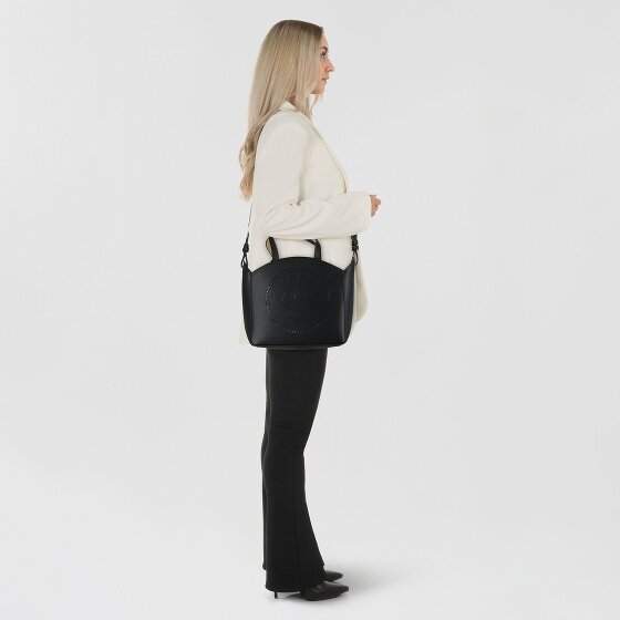 Karl Lagerfeld Circle Shopper Tasche Leder 26 cm