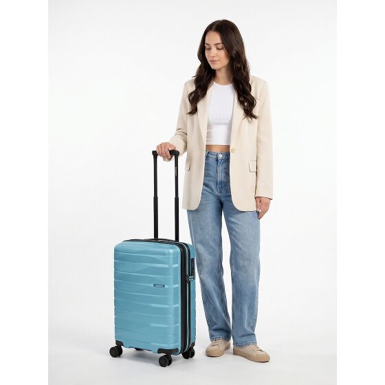 Bergpfeil Travel 4 Rollen Kabinentrolley S 55 cm mit Dehnfalte