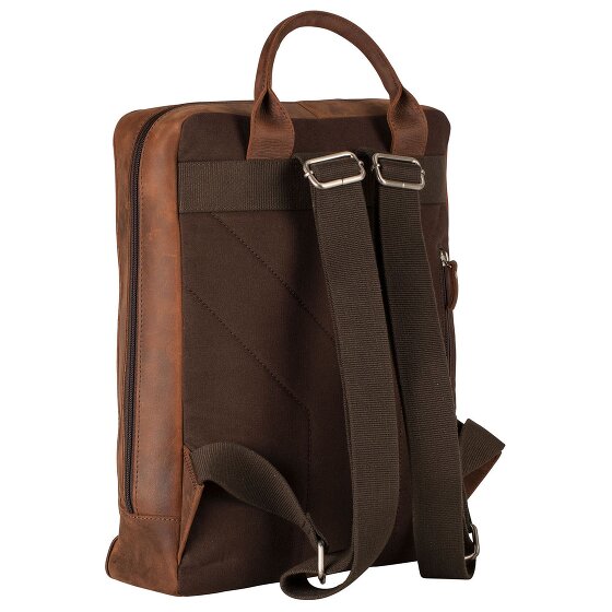 Leonhard Heyden Salisbury Rucksack Leder 37 cm Laptopfach