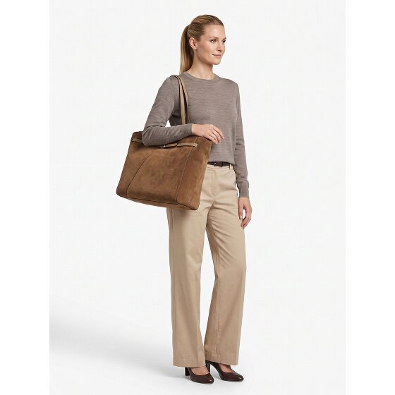 Boss Boss Revers Shopper Tasche Leder 37 cm Laptopfach