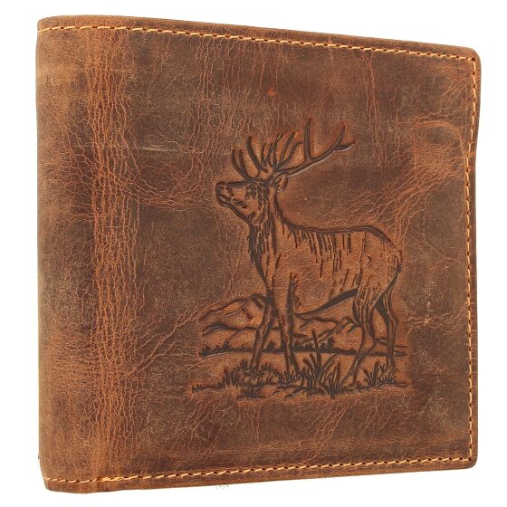 Greenburry Vintage Geldbörse Leder 12 cm