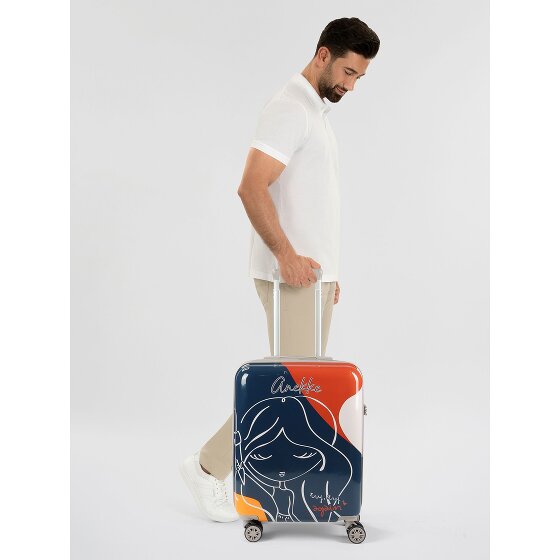 Anekke Eikon 4 Rollen Kabinentrolley 55 cm mit Dehnfalte