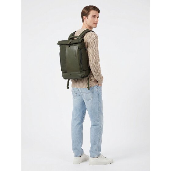 Piquadro Sync Daypack Leder 47 cm Laptopfach