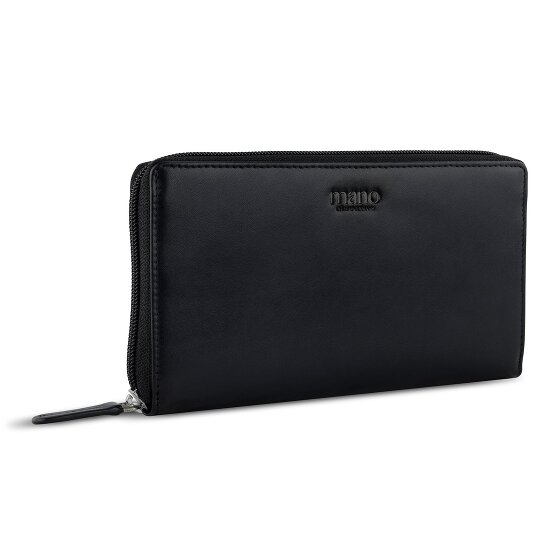 mano Don Andrea Geldbörse RFID Schutz Leder 19 cm